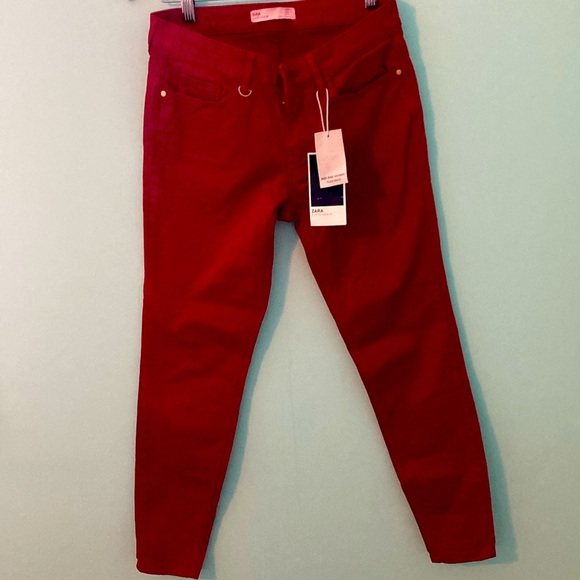 Zara red denim - Picture 1 of 5